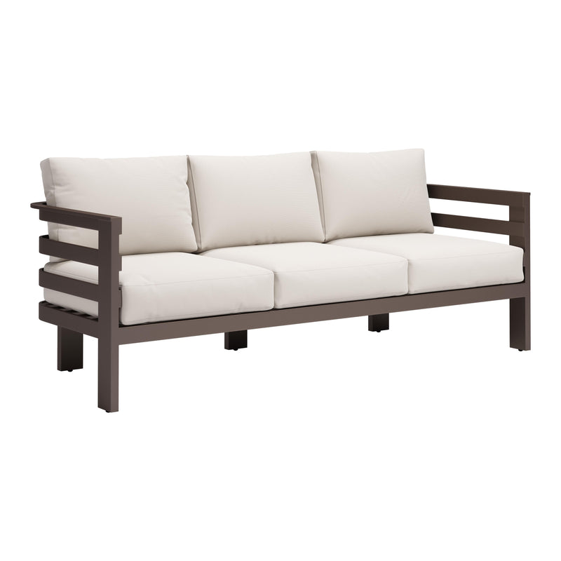 Zuo 704041 Bal Harbor Sofa - White IMAGE 6