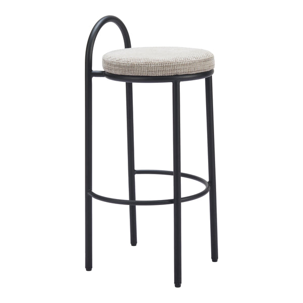 Zuo Sisal Pub Height Stool 110097 IMAGE 1