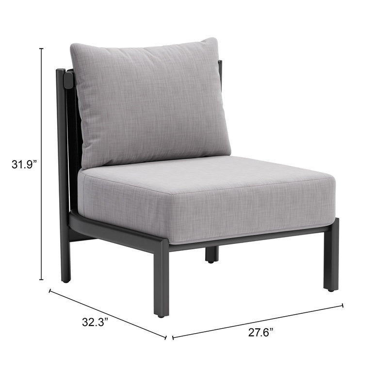 Zuo Horizon 704046 Accent Chair - Grey IMAGE 13