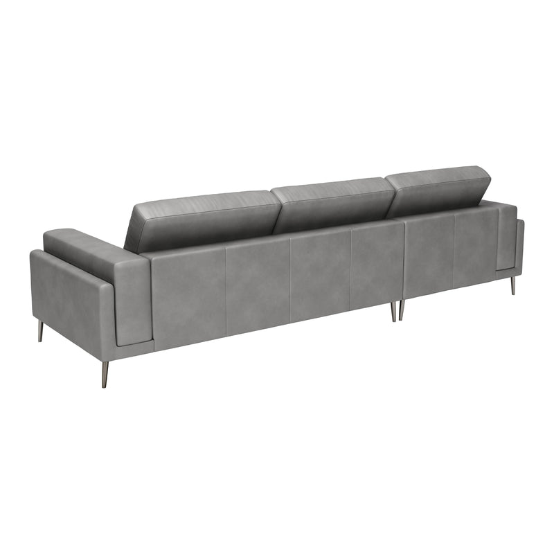 Zuo Bliss Leather Sectional 110373 IMAGE 5