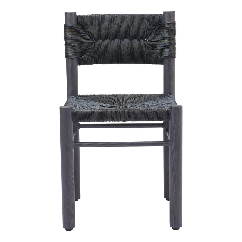 Zuo 704049 Iska Dining Chair - Black IMAGE 3