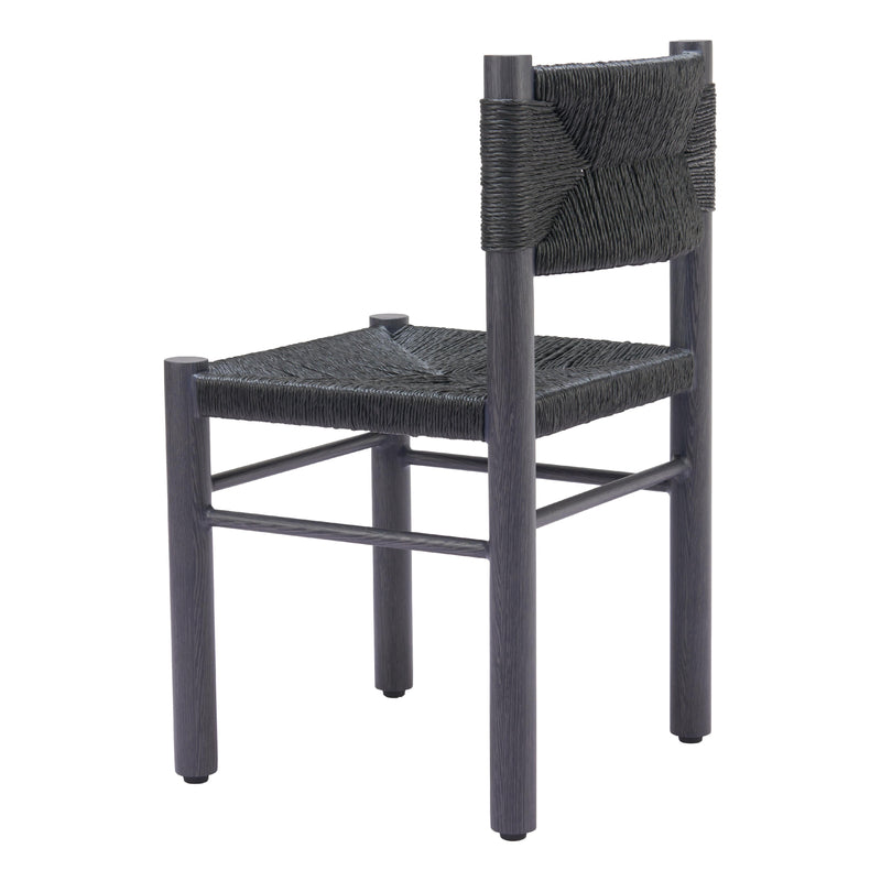 Zuo 704049 Iska Dining Chair - Black IMAGE 5