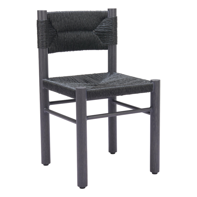 Zuo 704049 Iska Dining Chair - Black IMAGE 6