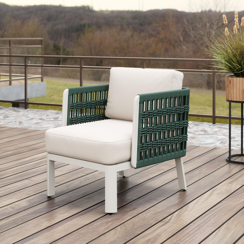 Zuo Bridgehampton 704044 Armchair - White IMAGE 10