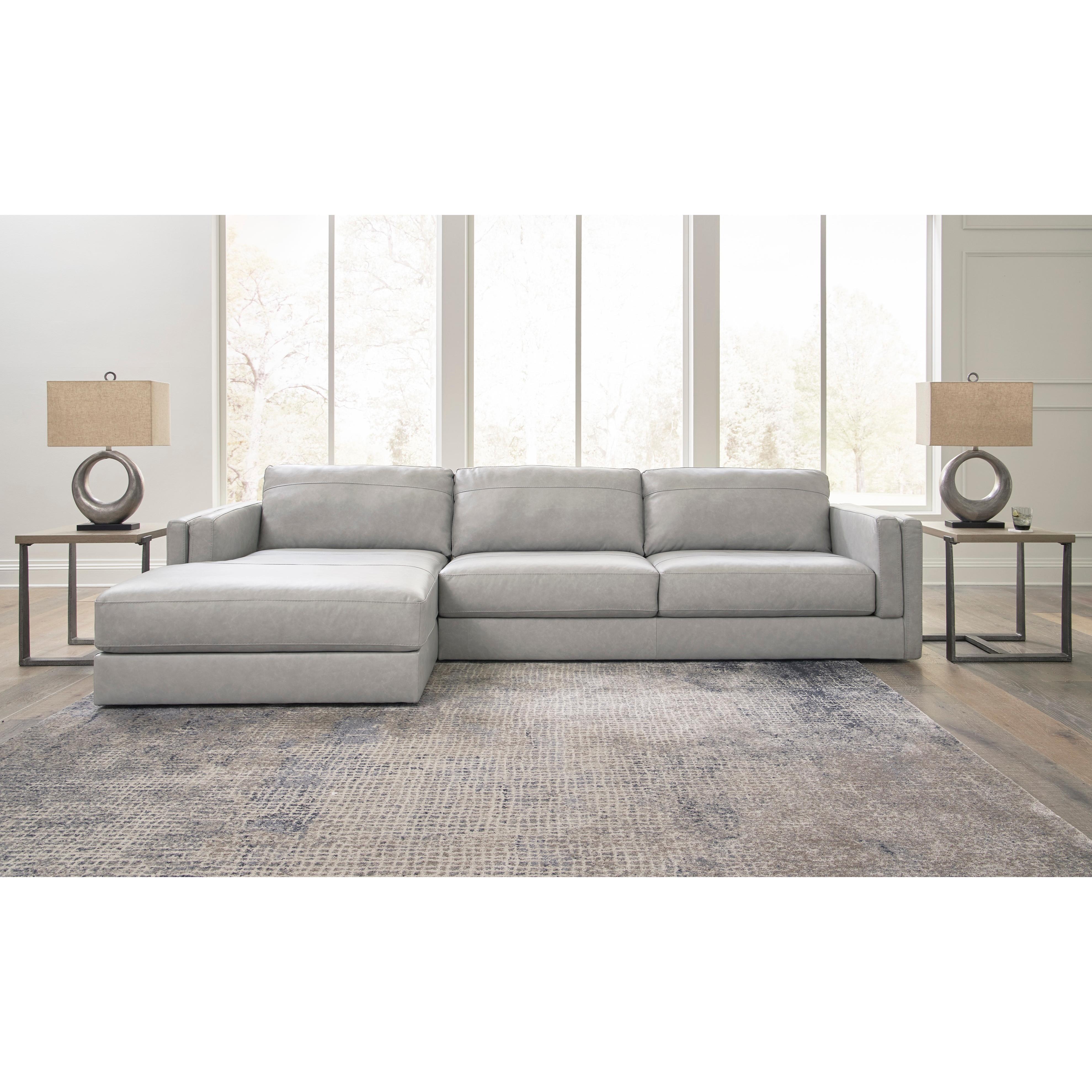 Signature Design by Ashley Amiata 2 pc Sectional 5740416/5740467 IMAGE 4