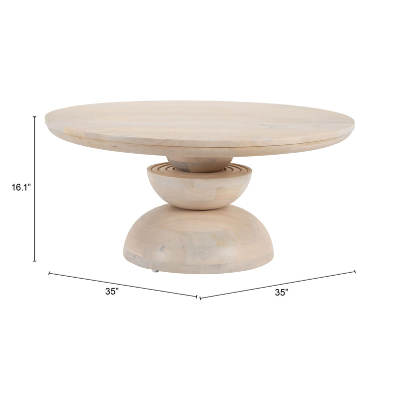 Zuo Bilanka 110234 Coffee Table - Natural IMAGE 9