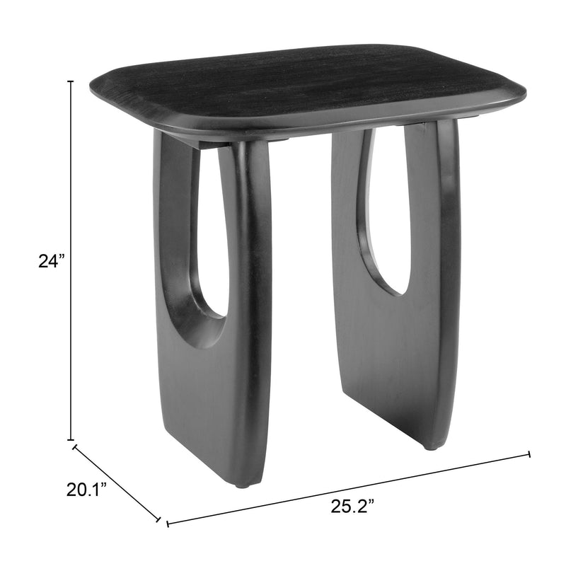 Zuo Arasan 110225 Accent Table - Black IMAGE 8