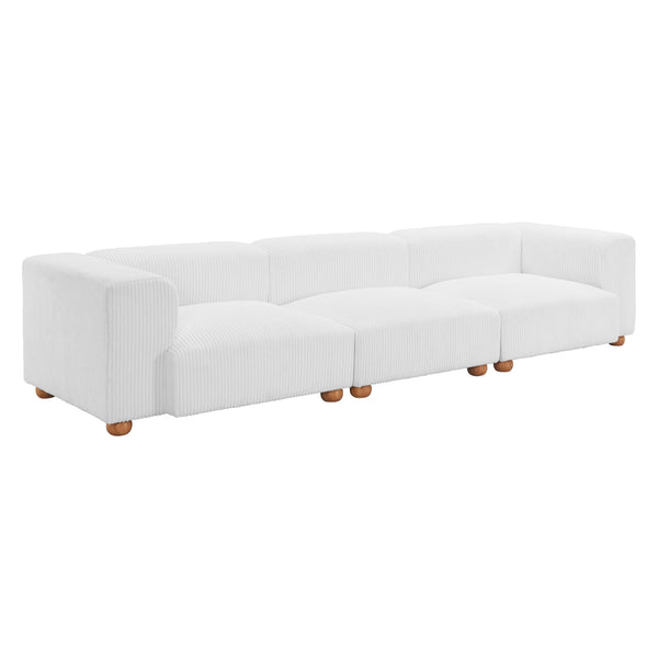 Zuo Tayte 110302 Sofa - White IMAGE 1