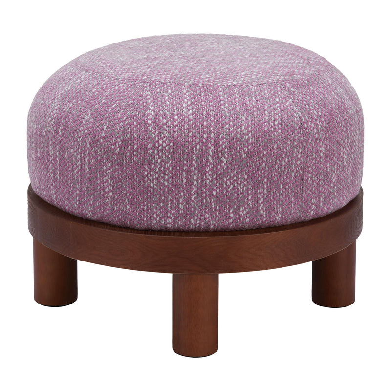 Zuo Gome 110185 Ottoman - Wisteria Purple IMAGE 2