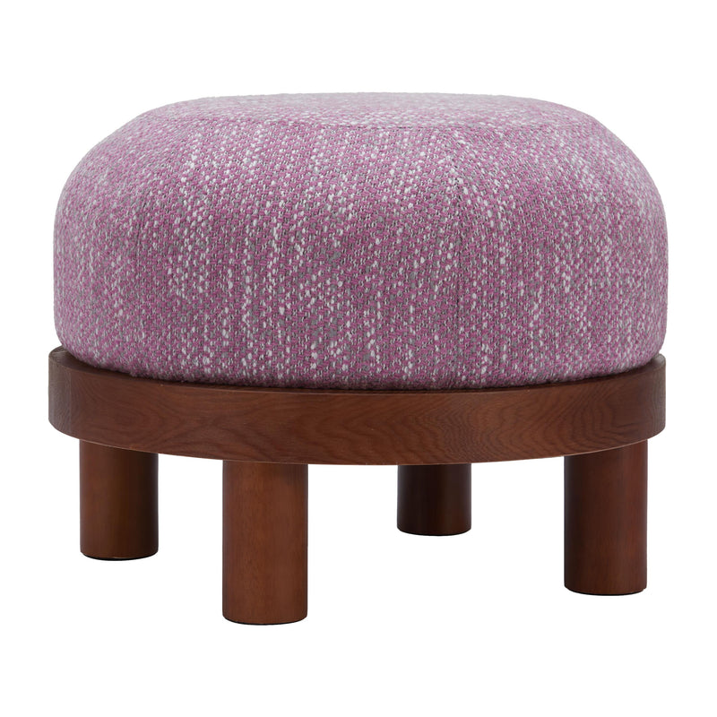 Zuo Gome 110185 Ottoman - Wisteria Purple IMAGE 4