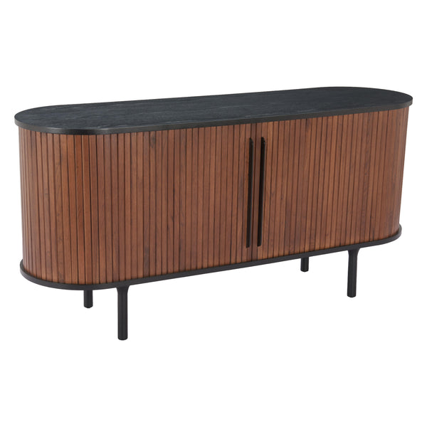 Zuo Koriana 110296 Sideboard - Black & Walnut IMAGE 1