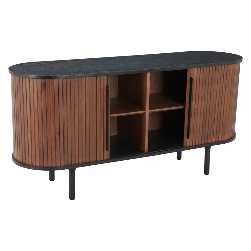 Zuo Koriana 110296 Sideboard - Black & Walnut IMAGE 6