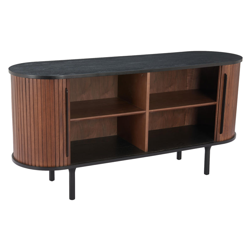 Zuo Koriana 110296 Sideboard - Black & Walnut IMAGE 7