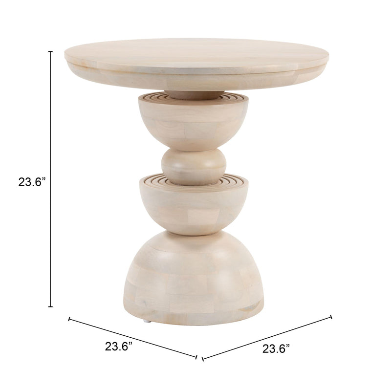 Zuo Bilanka 110235 Accent Table - Natural IMAGE 9