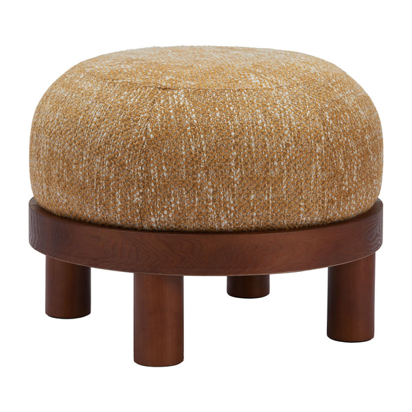 Zuo Gome 110184 Ottoman - Oat Yellow IMAGE 1