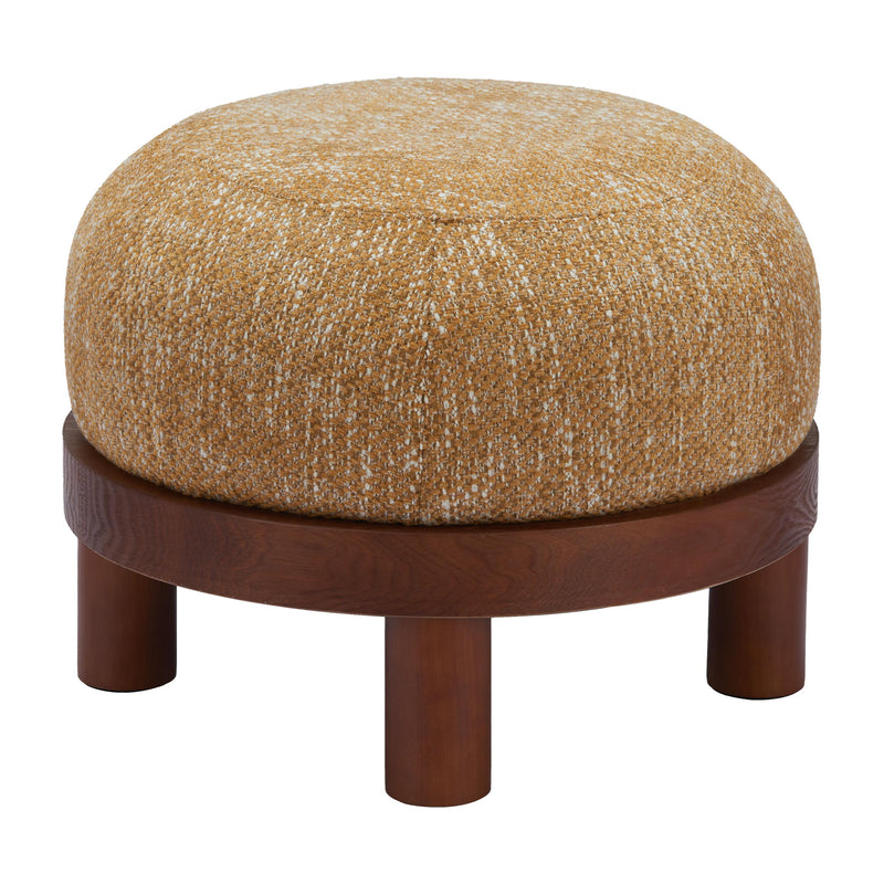 Zuo Gome 110184 Ottoman - Oat Yellow IMAGE 2