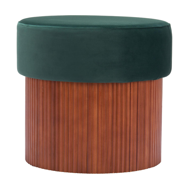 Zuo Boto 110182 Storage Ottoman - Green IMAGE 2