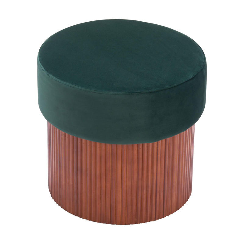 Zuo Boto 110182 Storage Ottoman - Green IMAGE 3