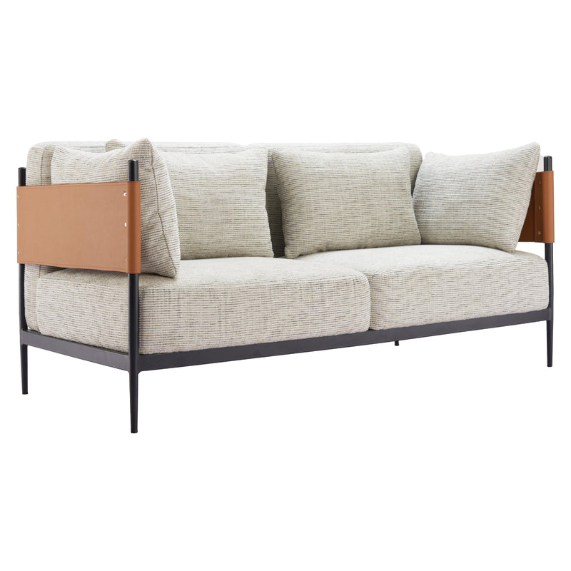 Zuo Stirbe 110345 Loveseat - Grey IMAGE 1