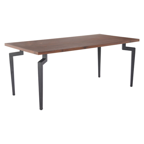 Zuo Kani 110360 Dining Table - Walnut IMAGE 1