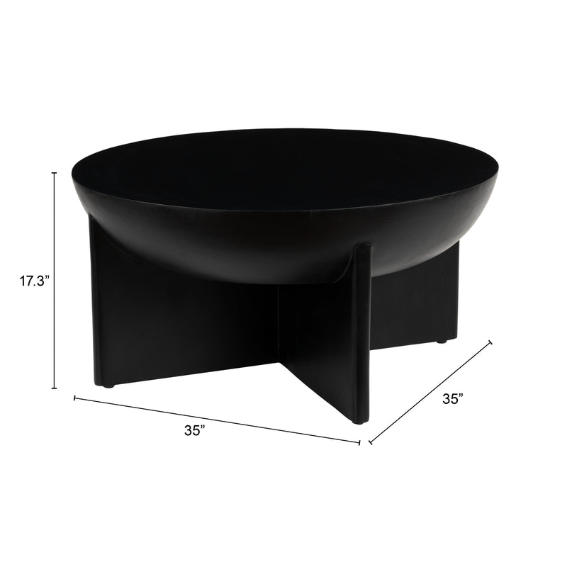 Zuo Tume 110238 Coffee Table - Black IMAGE 8