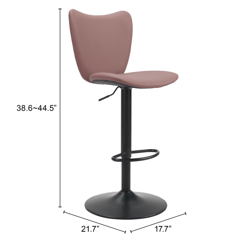 Zuo Elevate 110285 Barstool - Brown IMAGE 8