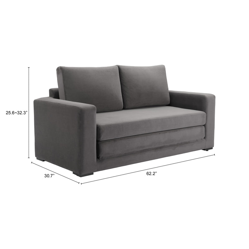 Zuo Jide 110292 Sleeper Sofa - Grey IMAGE 10