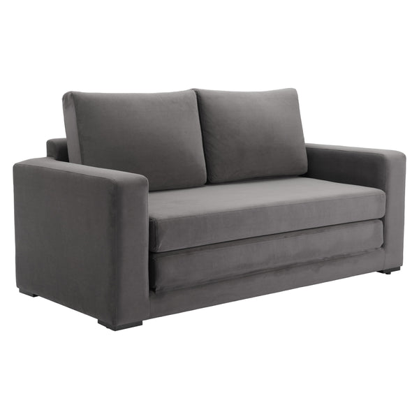 Zuo Jide 110292 Sleeper Sofa - Grey IMAGE 1