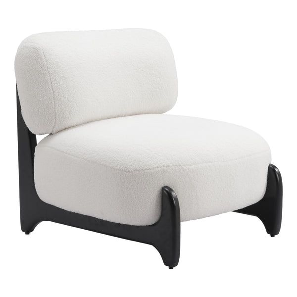 Zuo Bombo 110268 Accent Chair - White IMAGE 1