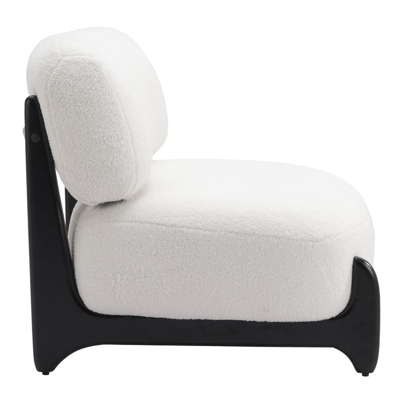 Zuo Bombo 110268 Accent Chair - White IMAGE 2