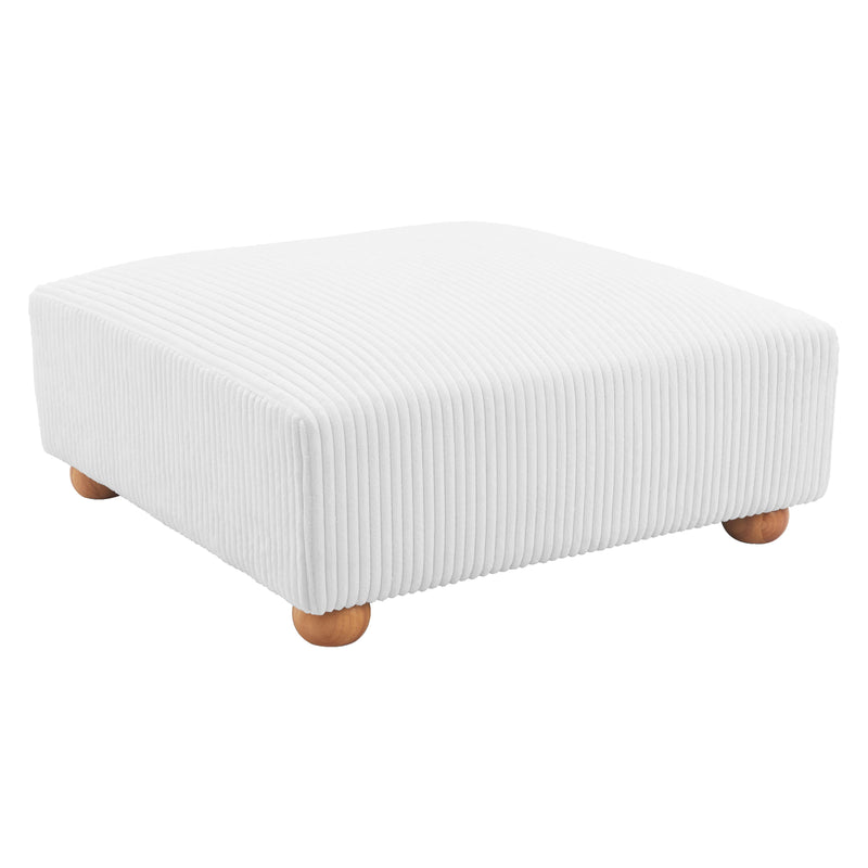 Zuo Tayte 110304 Ottoman - White IMAGE 1