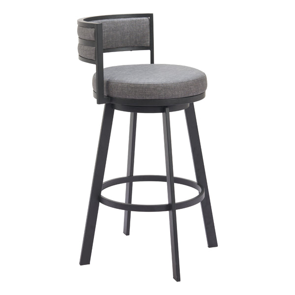 Zuo Gimsby 110332 Swivel Barstool - Grey IMAGE 1