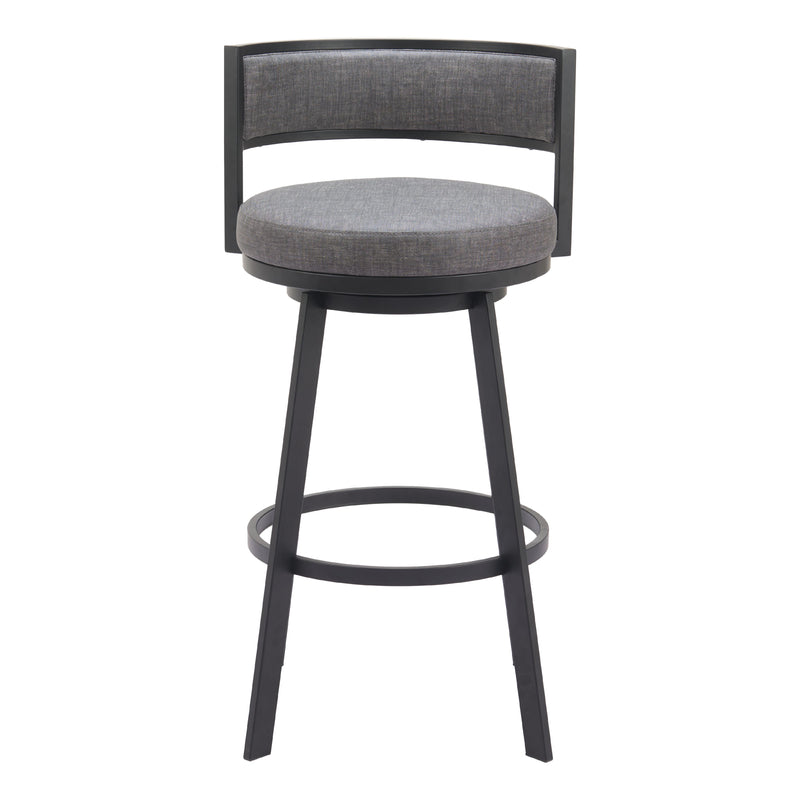 Zuo Gimsby 110332 Swivel Barstool - Grey IMAGE 3