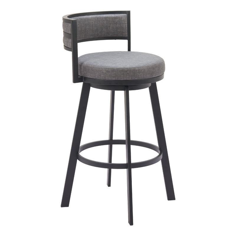 Zuo Gimsby 110332 Swivel Barstool - Grey IMAGE 6