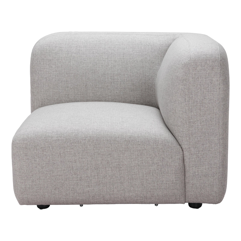 Zuo Biak 110366 Corner Chair - Grey IMAGE 2