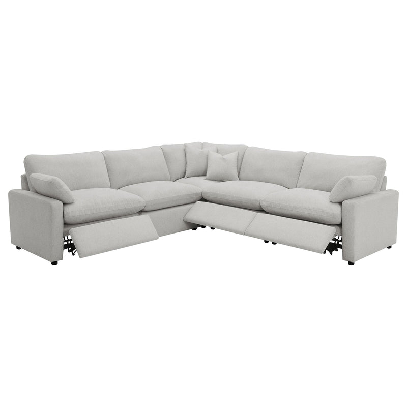 Coaster Furniture Collins Power Reclining Fabric Sectional 609560AC/609560ARP/609560CRN/609560LRP/609560RRP IMAGE 4