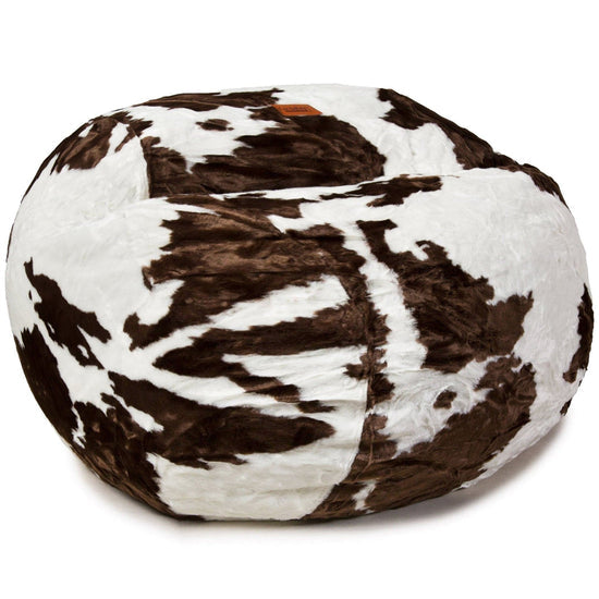 Bean Bag - King - Faux Fur Cow