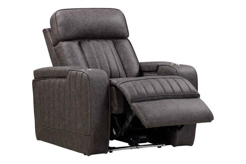 EQUINOX - MUSHROOM Power Recliner with Power Headrest