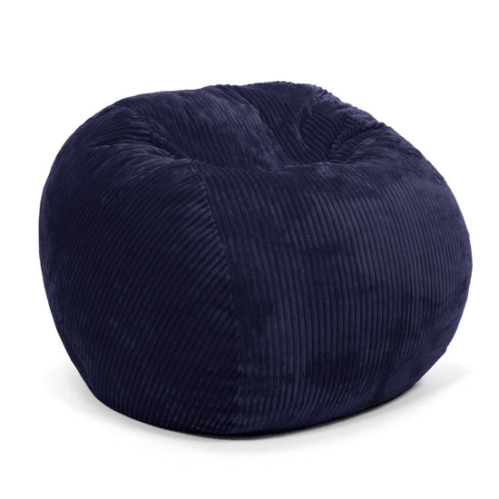 Bean Bag - Queen - Plush Corduroy Indigo