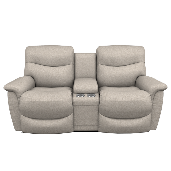 La-Z-Boy James Power Reclining Loveseat with Console, Headrest, & Lumbar U49521 C181262