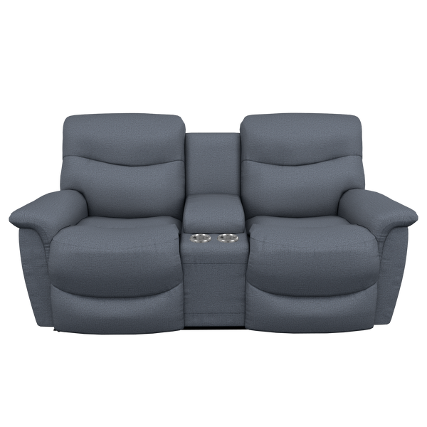 La-Z-Boy James Power Reclining Loveseat with Console, Headrest, & Lumbar U49521 C181286