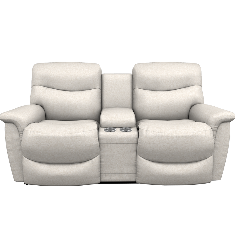 La-Z-Boy James Power Reclining Loveseat with Console, Headrest, & Lumbar X49521 C181233