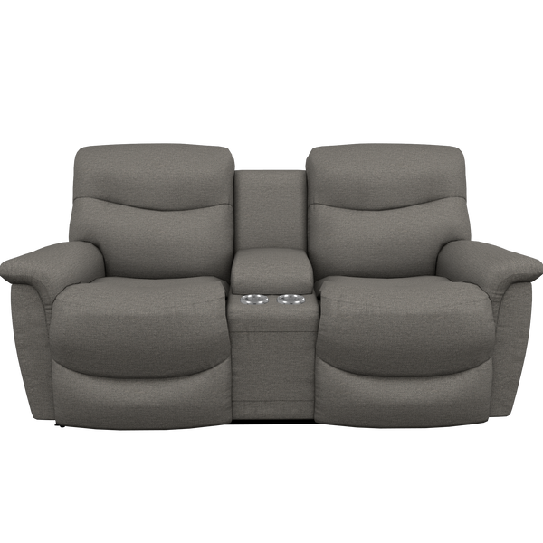 La-Z-Boy James Power Reclining Loveseat with Console, Headrest, & Lumbar X49521 C181257