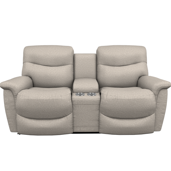 La-Z-Boy James Power Reclining Loveseat with Console, Headrest, & Lumbar X49521 C181262