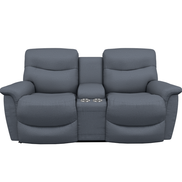 La-Z-Boy James Power Reclining Loveseat with Console, Headrest, & Lumbar X49521 C181286