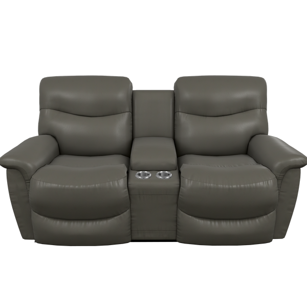 La-Z-Boy James Power Reclining Loveseat with Console, Headrest, & Lumbar X49521 LB152056